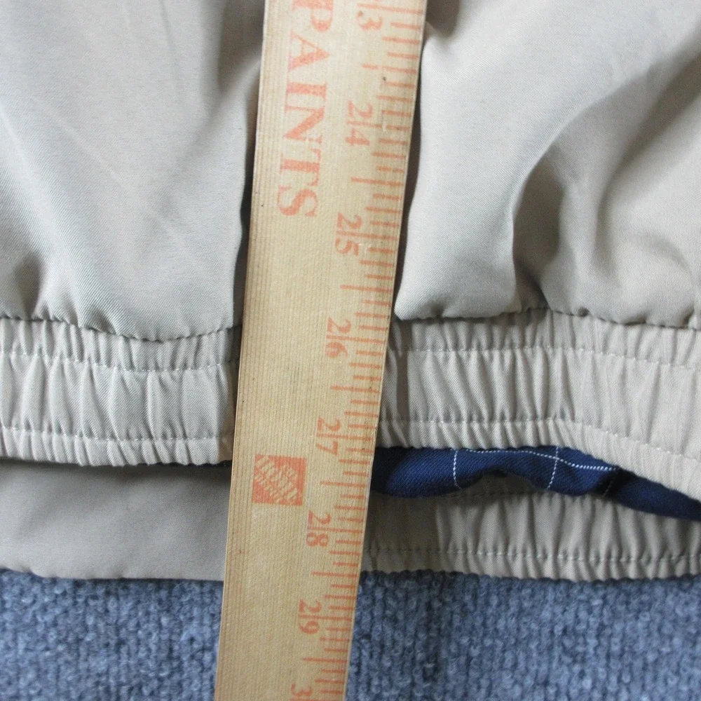 Polo‎ Ralph Lauren Jacket Mens 2XL Beige Harrington Full Zip Lined Windbreaker